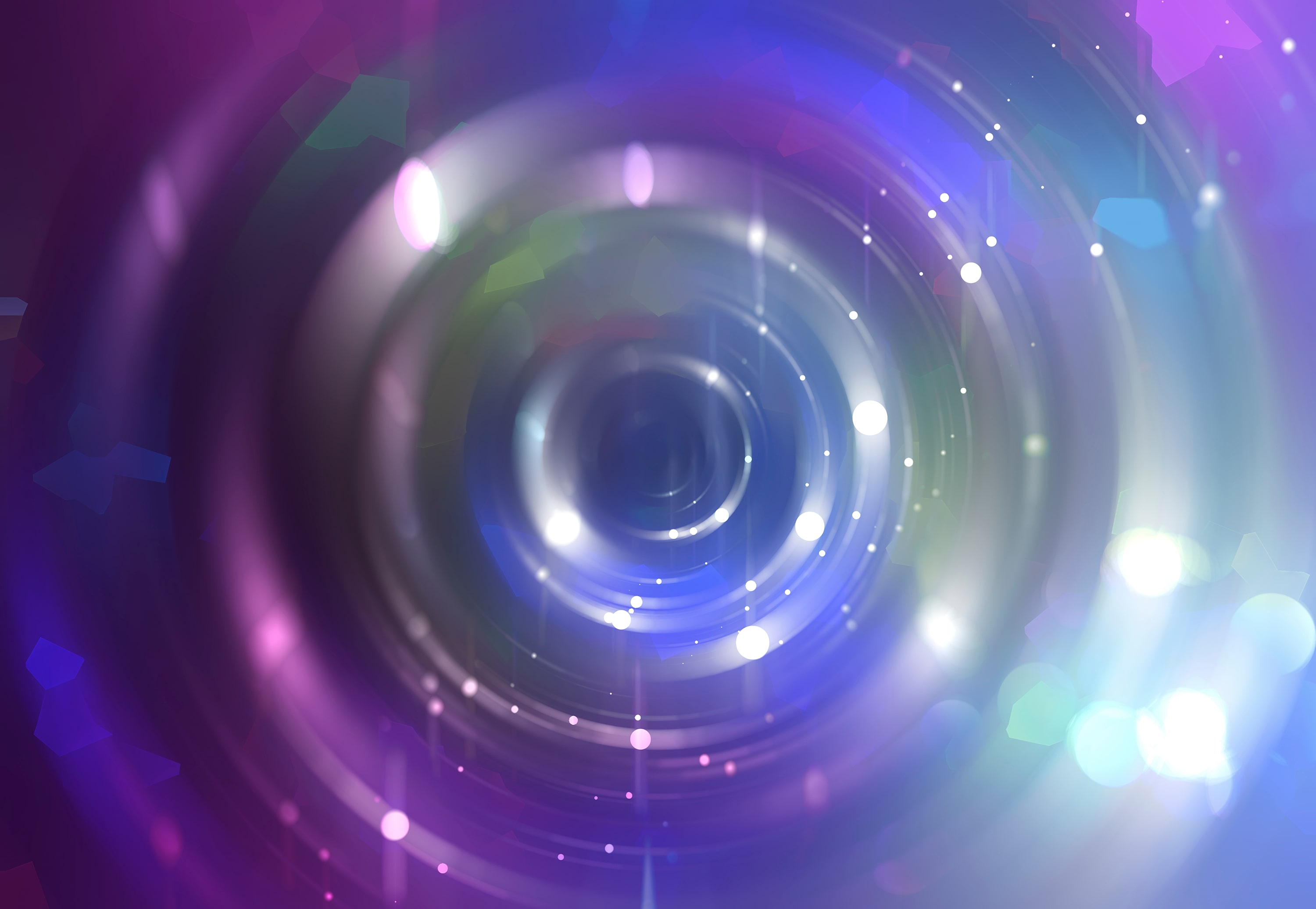 Photograph of an abstract professional camera lens